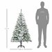 Árvore de Natal Artificial PVC e Aço HOMCOM, casa - natal Verde