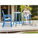 Beliani Mesa de bar ADIRONDACK 59x59 Azul
