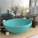 Lavatório - Lavabo - Pia de banheiro luxuoso oval Verde