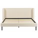 Beliani Cama com estrado Veludo ARETTE 184x206 Bege