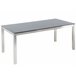 Beliani Conjunto de comedor GROSSETO Cinza