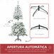 Árvore de Natal Artificial PVC e Aço HOMCOM, casa - natal Verde