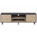 Beliani Mesa de TV MADERA 140 Castanho