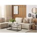 Beliani Mesa de jantar MARAMO 50x100 Preto