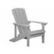 Beliani Silla de jardín ADIRONDACK Amarelo