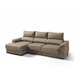 Chaise longue NAHIA com baú de 3 lugares Camel