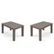 Banco de exterior Nailu 39x60 Castanho