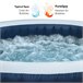 Spa jacuzzi inflável INTEX 4 pessoas Bubble Massage Navy Azul