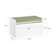 Banco organizador de brinquedos para crianças SoBuy KMB80-W Branco