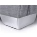 Beliani Cama com estrado Poliéster PARIS 175x228 Cinza