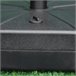 Base Chapéu de Sol HDPE, Metal Outsunny 60x60 Preto
