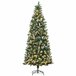 Árvore de Natal PVC e Aço HOMCOM, casa - natal Verde