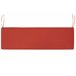 Beliani Almofada de assento para exterior SOVANA 148x45 Vermelho