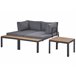 Beliani Conjunto lounge PIENZA Preto
