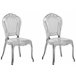 Beliani Cadeiras para eventos VERMONT Preto