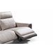 Sofá relax eléctrico 3 lugares MOON cinza Cinza
