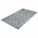 100 x 150cm carpete de poliéster estampado 150x100 Cinza Escuro