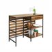 Aparador de jantar com gaveta e 2 prateleiras FSB71-PF SoBuy Natural