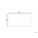 Beliani Entrelaçado GOKSUN 80x150 Branco/ Bege