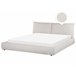 Beliani Cama com estrado Bombazine VINAY 196x233 Bege