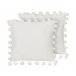 Beliani Almofada decorativa JASMINE 45x45 Branco
