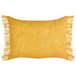 Beliani Almofada decorativa MABA Amarelo