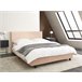 Beliani Cama Bouclé ALBI 155x211 Bege