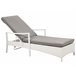 Beliani Cadeira lounge/relax VASTO Branco
