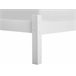 Beliani Cama com estrado Pinho FLORAC Branco