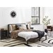 Beliani Cama com estrado Aço CLAMART 147x210 Bege
