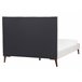 Beliani Cama com estrado Veludo BAYONNE 151x212 Branco/ Bege