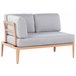 Beliani Conjunto lounge RIMA III Cinza