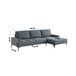 Chaise longue DANTE Cinza