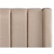 Beliani Cama com estrado Veludo NOYERS 190x247 Bege