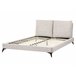 Beliani Cama com estrado Bombazine MELLE 175x240 Bege