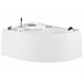 Beliani Banheira de esquina NEIVA 100x150 Branco Brillo
