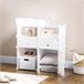Armário Modular PP HOMCOM, casa - móveis de armazenamento 75 Branco