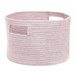 Beliani Cesta CHINIOT Rosa Talco