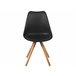Beliani Silla de comedor DAKOTA Preto