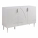 Aparador Starvili com 3 portas MDF [en.casa] 115 Bege