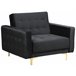 Beliani Poltrona ABERDEEN Preto