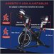 Bicicleta Estática Aço HOMCOM Preto