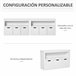 Aparador de Sala de Estar MDF HOMCOM 102 Branco