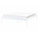 Beliani Cama com estrado Aço VAURS 147x206 Branco