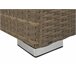Beliani Conjunto lounge Ratan sintético BELLUNO Branco