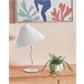 Beliani Candeeiro de mesa ALWERO Branco