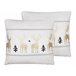 Beliani Almofada decorativa DONNER Branco/ Bege