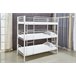 Beliche Triplo Metálico 90cm 201x98 Cinza