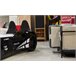 Cama carro POLICE 90x190 cm com comando incluído  Branco/ Preto