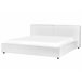 Beliani Cama Bouclé LINARDS 230x242 Branco